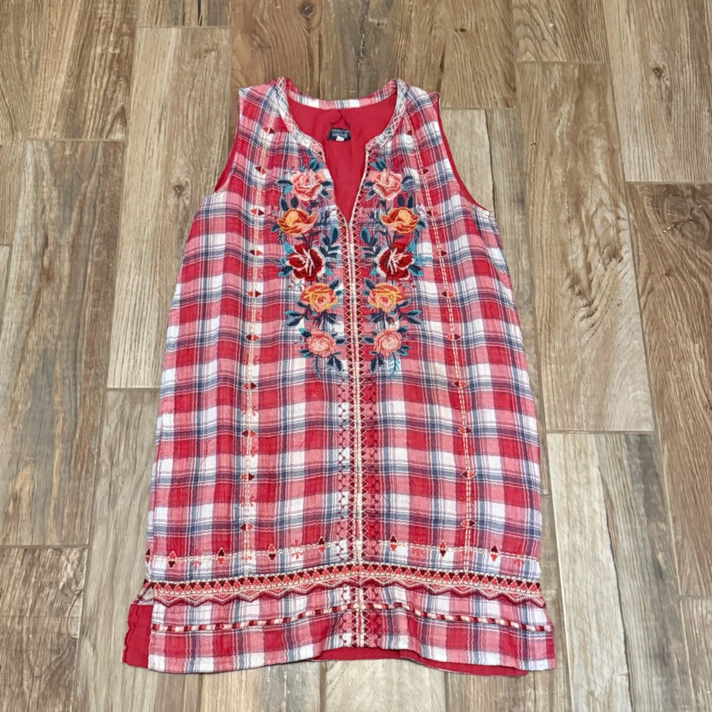 Johnny Was Nadia Peasant Tank Dress - Picture 2 of 4